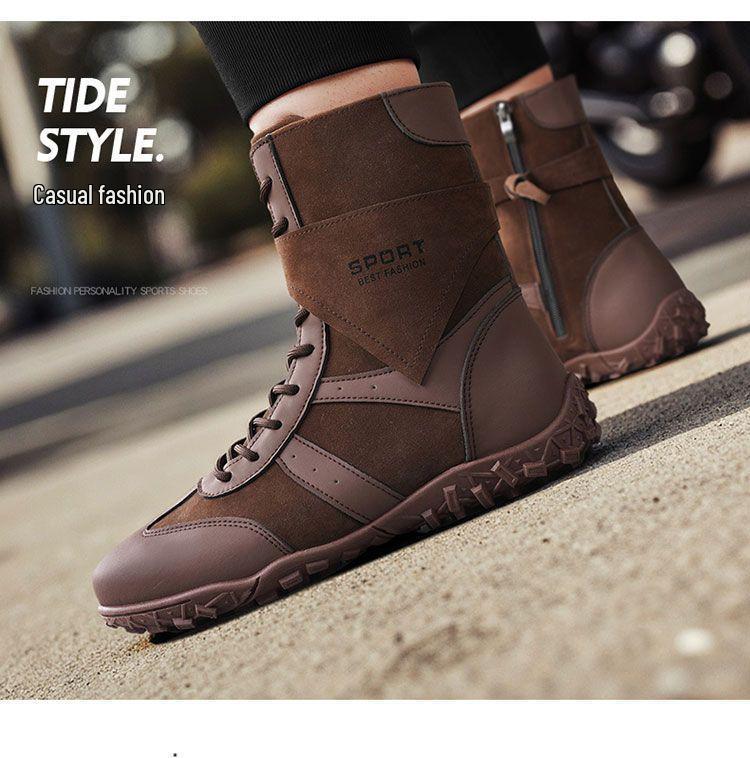 Herren 2025 German Trainer High-Top Boxschuhe: Bequeme, Leichte, Vielseitige Martin Boots