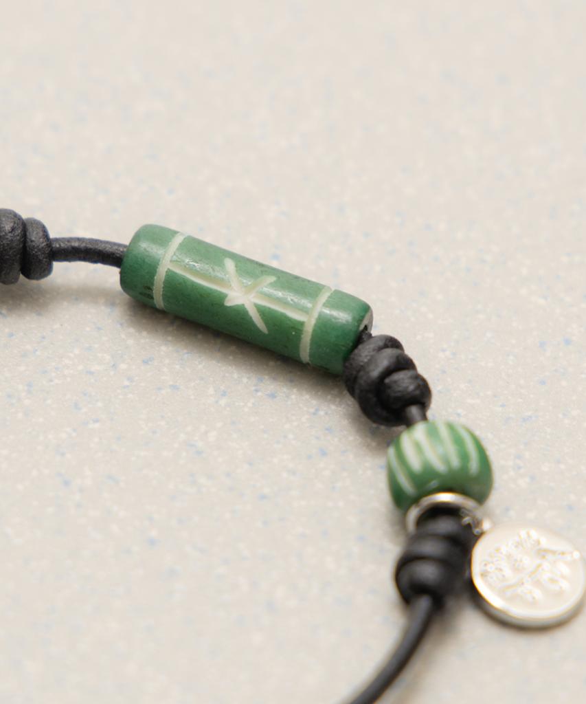 Towtow Archive Praying Bracelet Green
