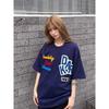 Summer Men's Casual All-Matching Printed T-shirt Loose Trendy Couple's Tops