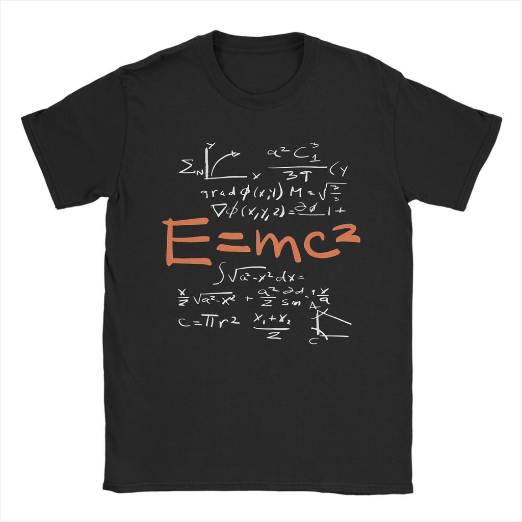 Unisex Unisexs Tshirt Emc2 Energy Coffee Vintage Pure Cotton Tee Shirt Short Sleeve Nerd T Shirt Round Collar Clothing Party