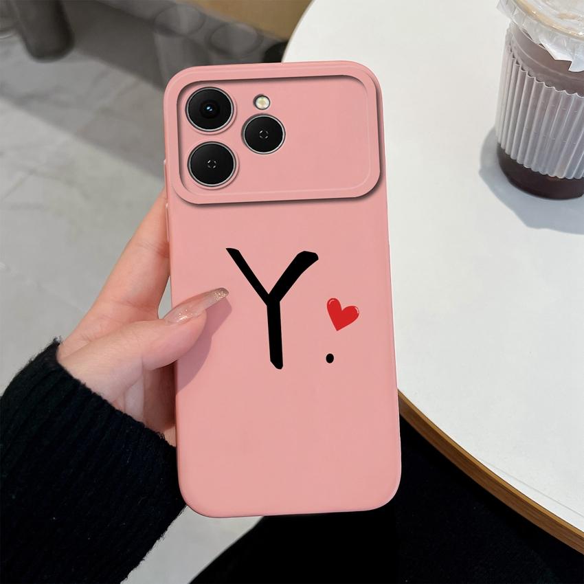 Phone Cases For Tecno Spark 40 Pro Plus 40C Pova 4 5 6 7 Neo Creative Letters Shockproof Silicone Soft Covers Camera Protection Shell For Tecno Casing