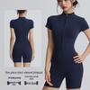 Women's Summer Short Sleeve Slimming Yoga Bodysuit with Butt Lifting