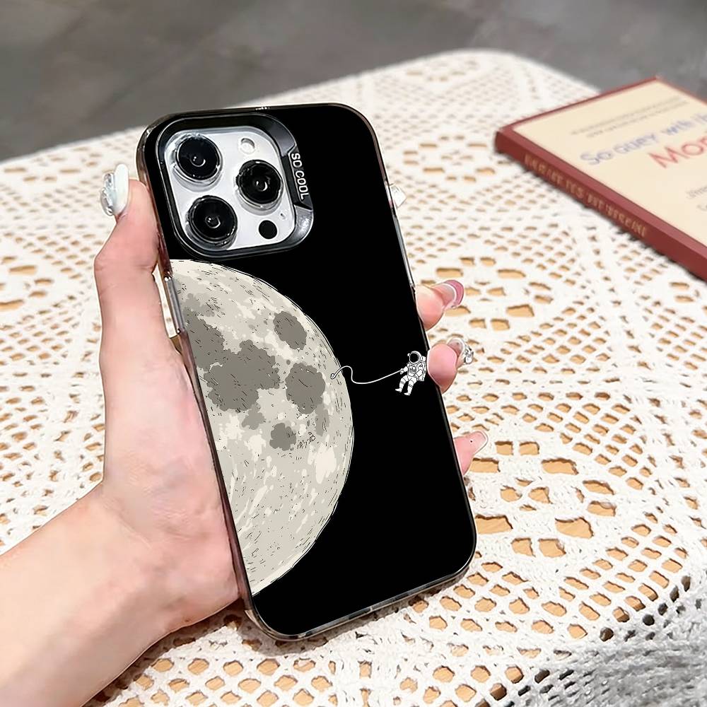 f-Film Interstellar movie   Phone Case For iPhone 17,16,15,14,13,12,11 Plus,Pro Max,XS,Colored silver phone case iPhone12PROMAX