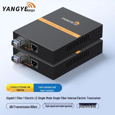 Gigabit Fiber Optic Transceiver