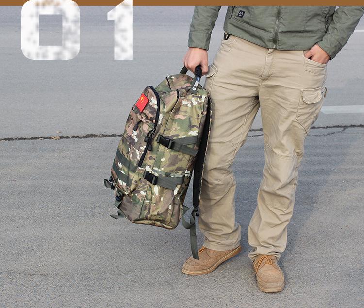 Men's Outdoor Camouflage Backpack for Travel, Military Fans, and Summer Camp Activities
