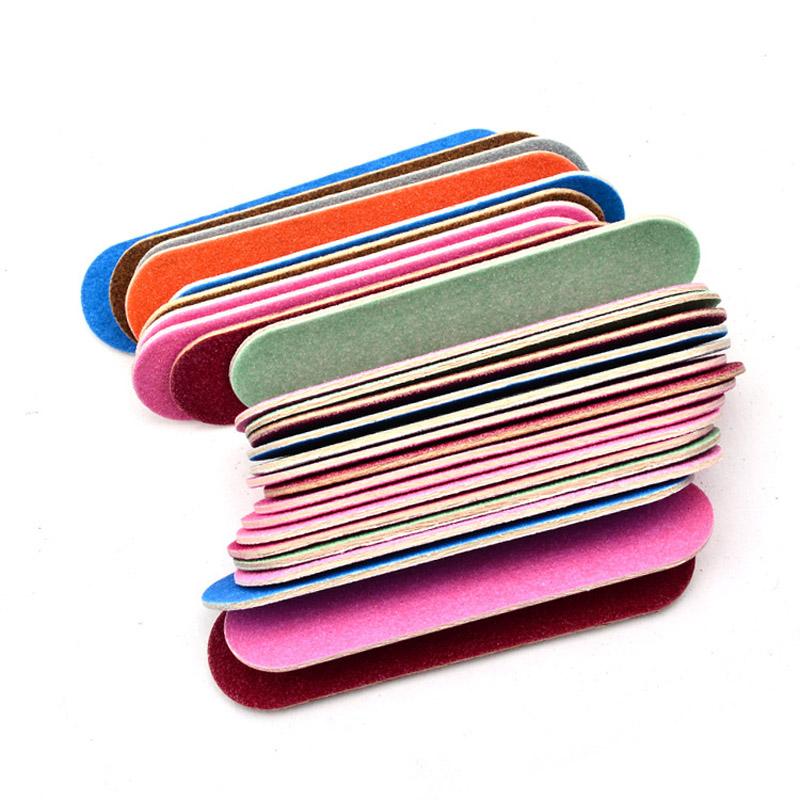 10pcs Nail File Professional Sandpaper File Buffer Block Manicure Polish Nail Art File Tools Accessory
