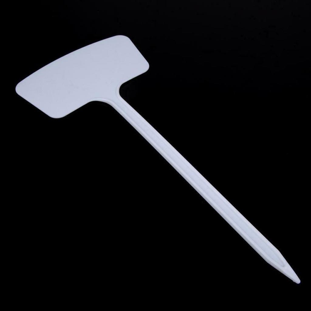 10pcs Garden Plant Label Plastic Garden Labels Gardening Plant Nursery Markers Label Tray Mark Diy Tool