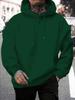 Urban Outdoor Men Hip Hop Sports Pullover Psalms 91 Vertical Cursive Text Back Design Comfort Loose Hooded Top