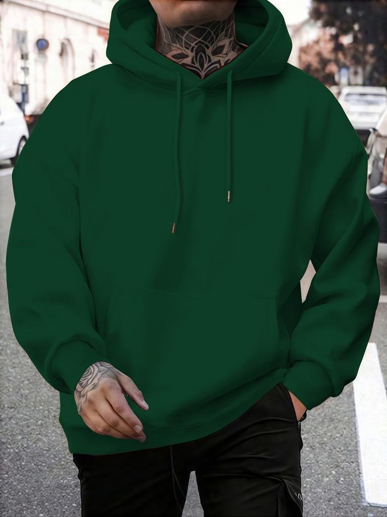 Urban Outdoor Men Hip Hop Sports Pullover Psalms 91 Vertical Cursive Text Back Design Comfort Loose Hooded Top