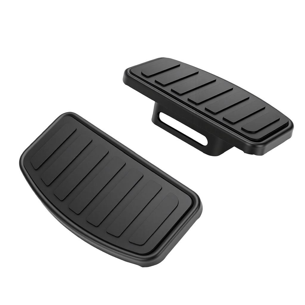 2pcs Motorcycle Footboard Front Foot Rest Pedal Replacement for V Star Drag Star V MAX Adjustable Black