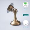 Stainless Steel Silent Magnetic Door Stopper - No-Drill, Anti-Collision for Hotel & Bedroom