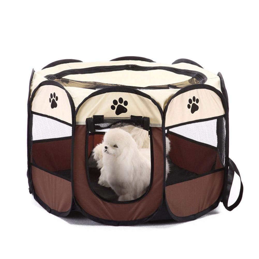 Collapsible Pet Octagonal Tent Pet Octagonal Fence Oxford Cloth Pet Octagonal Cage Cat Dog Cage Pet
