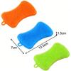3Pcs Silicone Dish Sponges Food-Grade Multi-Purpose Efficient Sponge Kitchen Gadgets Especial Delicate Kitchen Sponge Brush