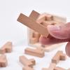 Color Boxed Decompression Assembled Blockss Wooden Three-dimensional Puzzles Kongming Lock Educational Toys Lu Bans Lock