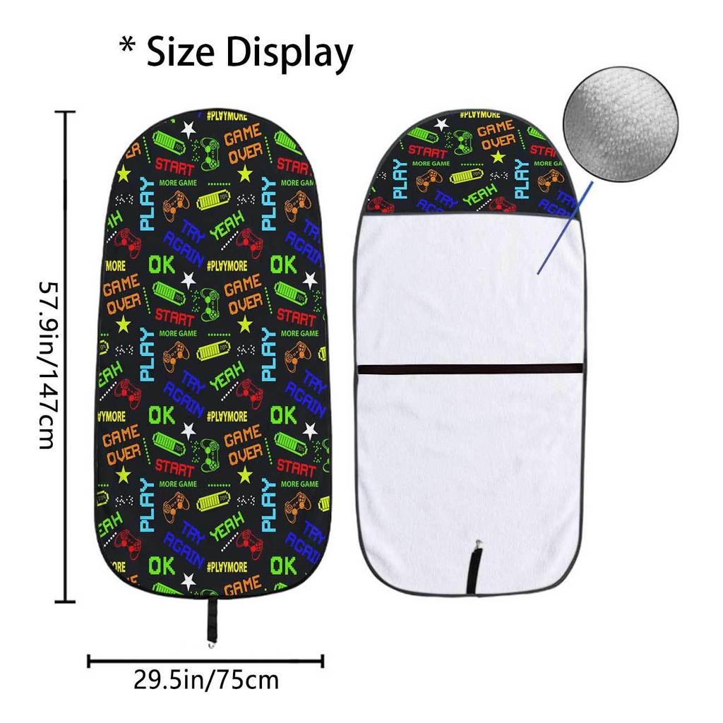 Universal Car Seat Towel Cover - All-Season Front Seat Protector for Gym and Workout