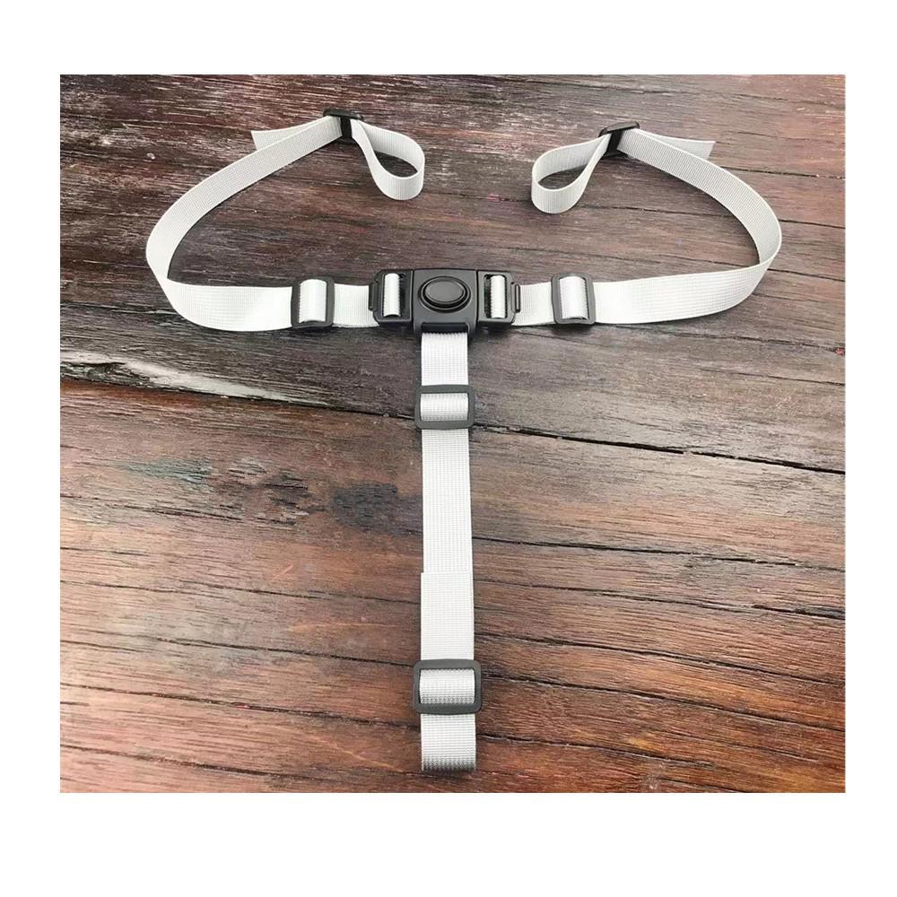

Gray 5-Point Nylon Harness Strap for High Chair and Stroller