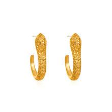 Luxury Minimalist Rhinestone Snake Hoop Earrings For Women Unique Cool Premium Ear Cuff Jewelry