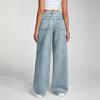 Women's High Waist Straight Leg Loose Casual Trousers Jeans