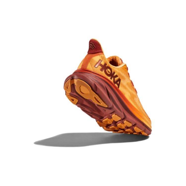 HOKA Clifton 9 Amber Haze Sherbet Men Sneakers Orange 1127895-AHSH