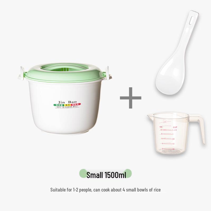 Microwave Rice Cooker and Steamer Lunch Box Set with Noodle Bowl and Utensils
