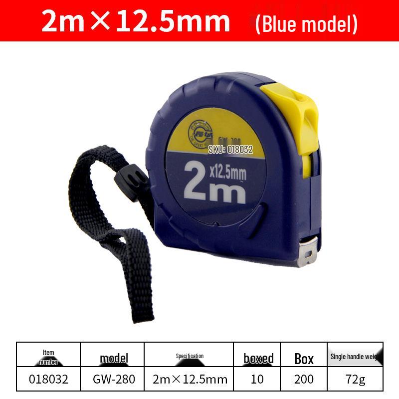 

Seiko 5m Blue Steel Tape Measure - High Precision, Wear-Resistant, 3m Ruler, for Woodworking Circles