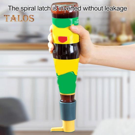 Oyster Sauce Squeezer Pump Bottle Versatile Dispenser for Oil Chili Tomato & Soy Sauce Easy-to-Use Nozzle Sauce Distribution Kitchen Tools