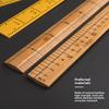 Bamboo Ruler, Measuring Tape, Old-fashioned Clothing Measuring Tape, Sewing Straight Ruler, Metric Ruler