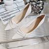Internet Celebrities Popular Light and Comfortable Work High Heels 2025 New Pointed French Shallow Mouth Temperament Fashion Shoes