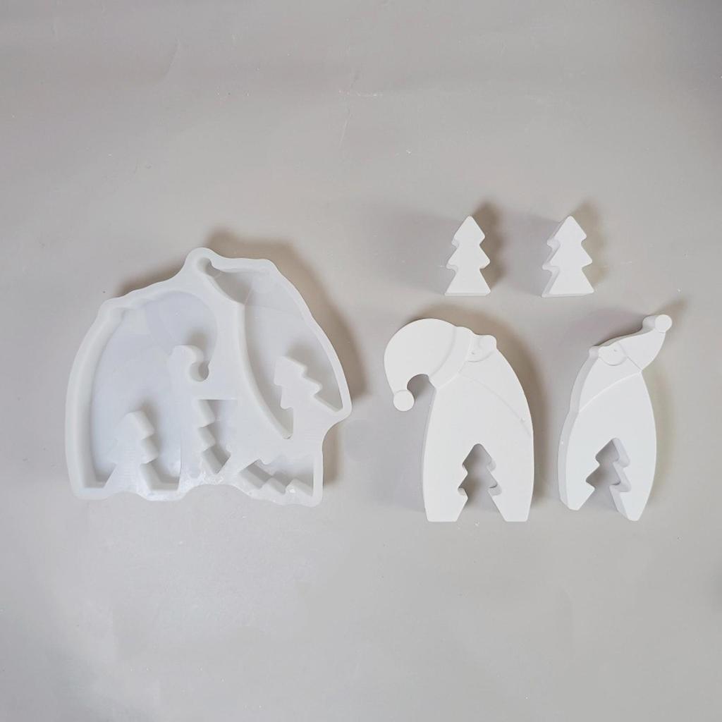 Christmas Mold | Christmas Santa Claus Mold | Non Stick Mould Tool for Home Holiday Soap School Candle Toddler Creative Crafting