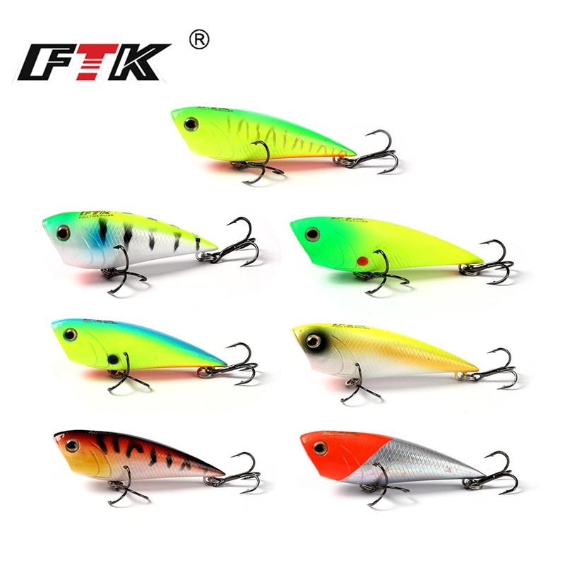 

FTK Рыболовная приманка для окуня Minoow Crankbait Снасти для морской рыбалки Вес 7G Длина 70 мм Глубина Поплавок 001