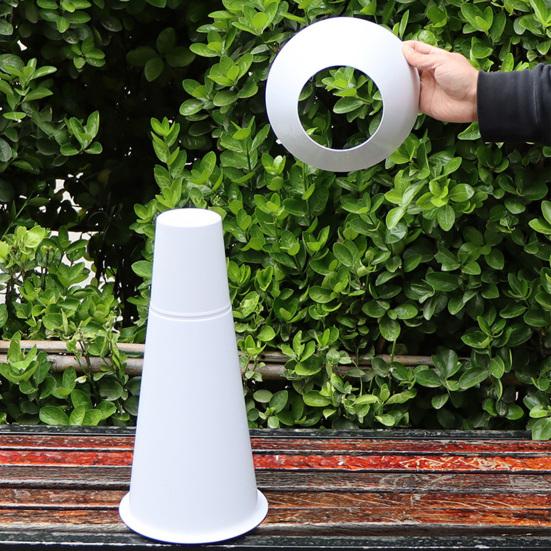 Thickened Flower Arranging Bucket with Inner Sleeve Floral Fixing Base for Bouquets Vase Insert Plant Pot Heavy-Duty Plastic Flower Bucket