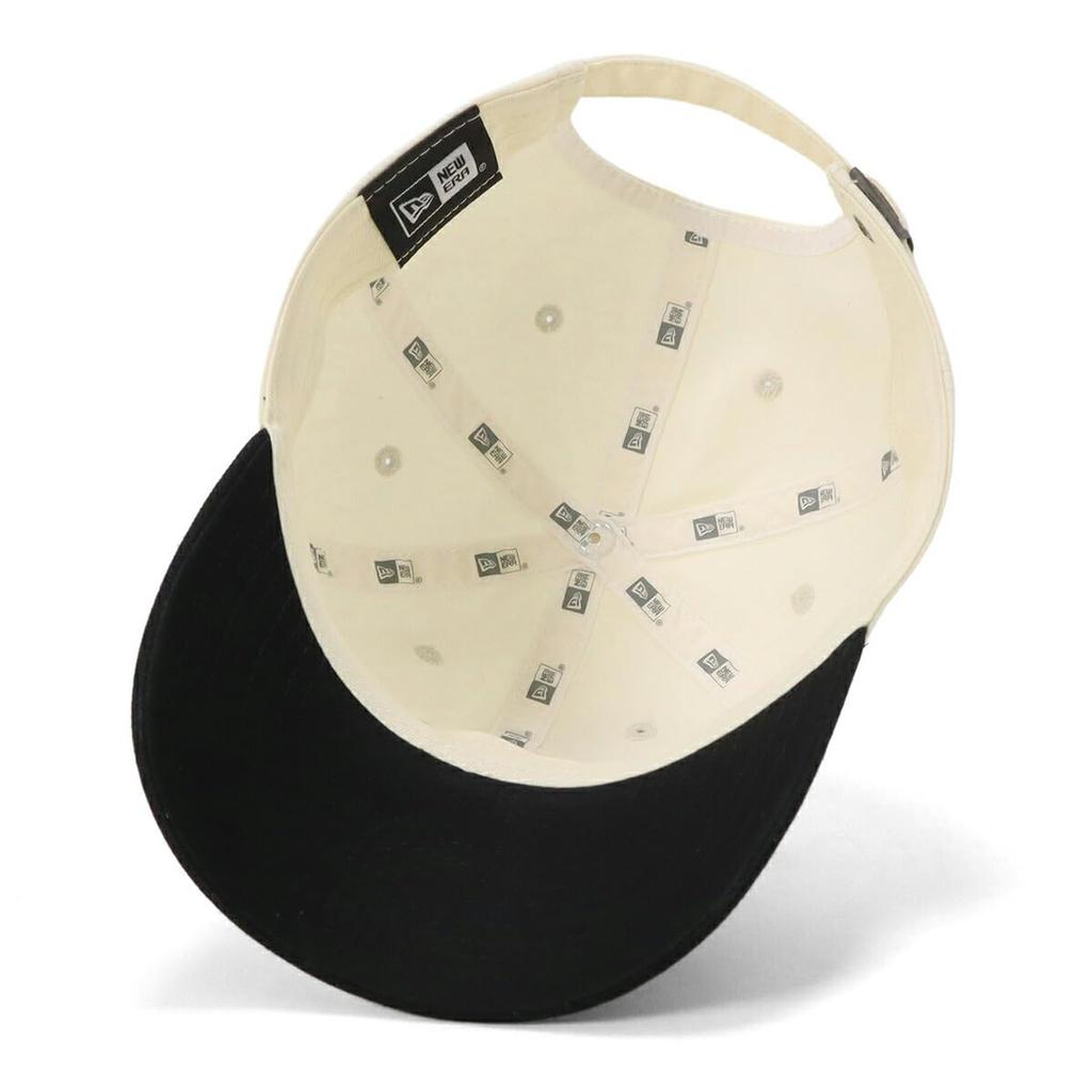 New Era Outdoor Casual Free CC Diamond NER36O9712 Cap, Classic, Two-Tone Cotton, Chrome/Black, Size, Logo, Cream, Black, 14392161,