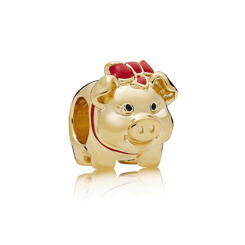 High quality copper Light Gold Plated Rose Heart Diamond Hollow Carving Charm Do It Yourself Bead Charms Compatible With Ideal For Authentic Bracelets