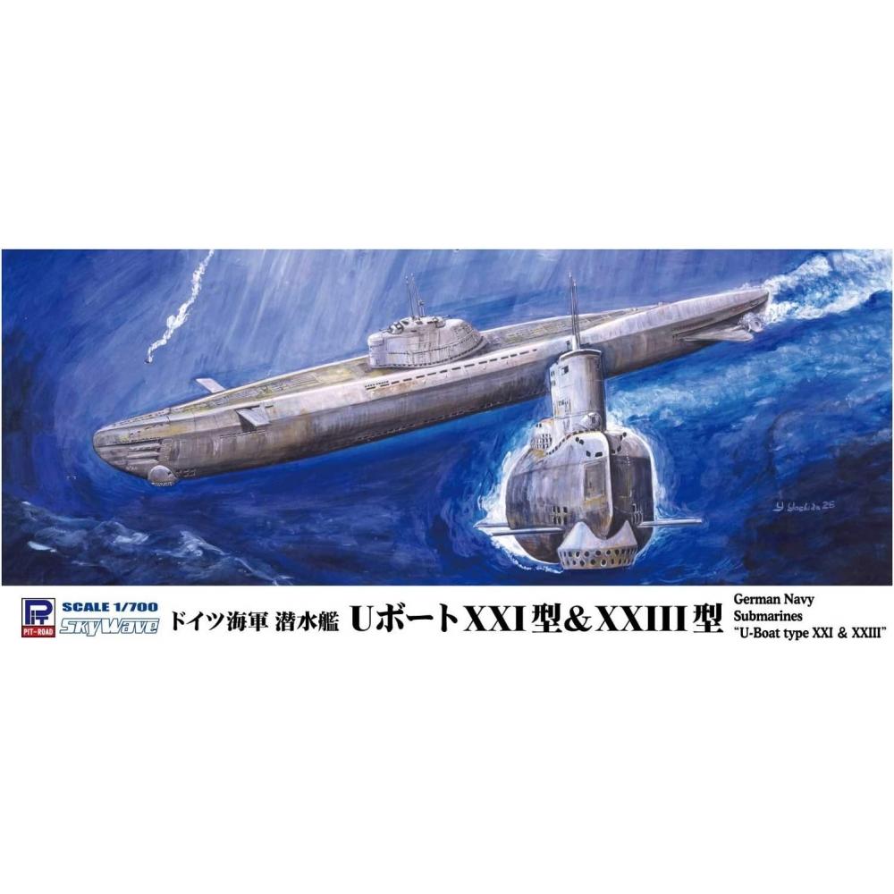 

Pitlord 1 700 Skywave Series German Navy SUbmarine U Boat Xxi Xxiii Plastic Model W223