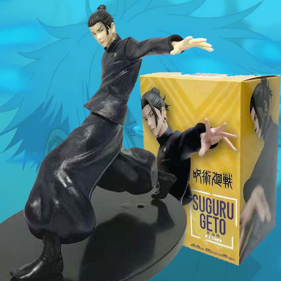 14,5 cm Jujutsu Kaisen Animefigur Nuddelstopper Satoru Gojo Actionfigur Geto Suguru Figur PVC Voksen Samling Modell Leker