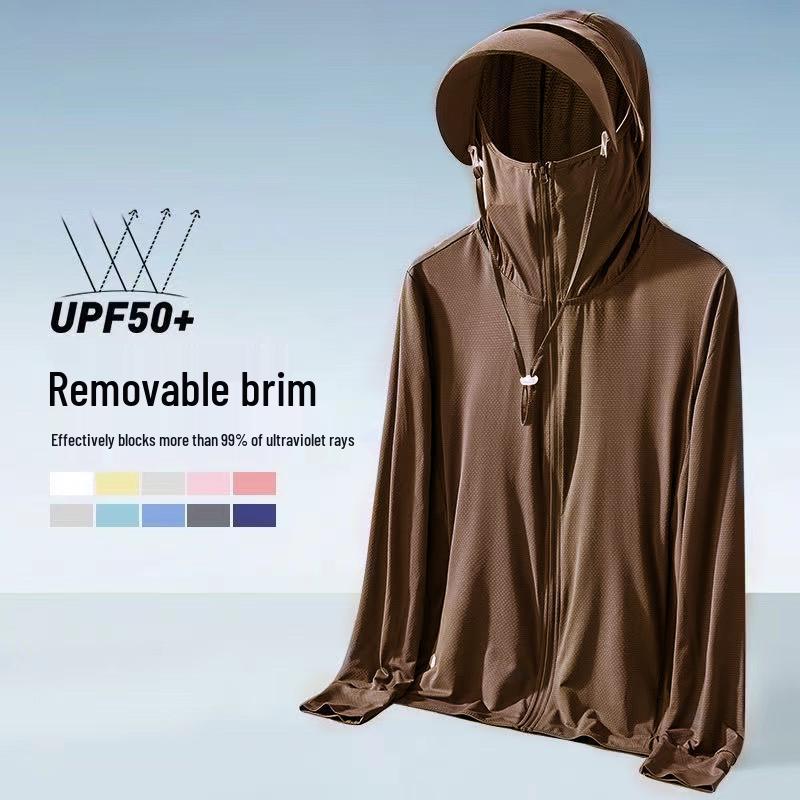 Herren Sommerjacke mit UV-Schutz aus Eis-Seide 2026: Leichter, atmungsaktiver Sonnenschutz für das Angeln im Freien