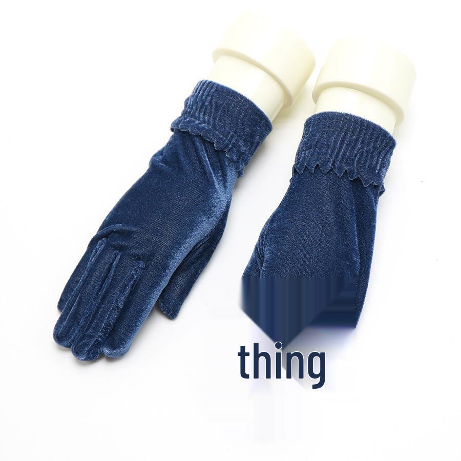 Korean-Style Warm Thickened Winter Work Gloves for Men and Women, Wear-Resistant, Ideal for Outdoor Cycling and Labor Protection.