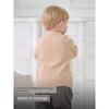 David Bella Girls' Half-Velvet Sweater Boys' Half-Turtleneck Knitwear 2026 Spring New Children's Top