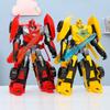 New Shape-Changing Toy Car Robot Bumblebee Optimus Dinosaur King Kong Figure Genuine Column Children'S Boy