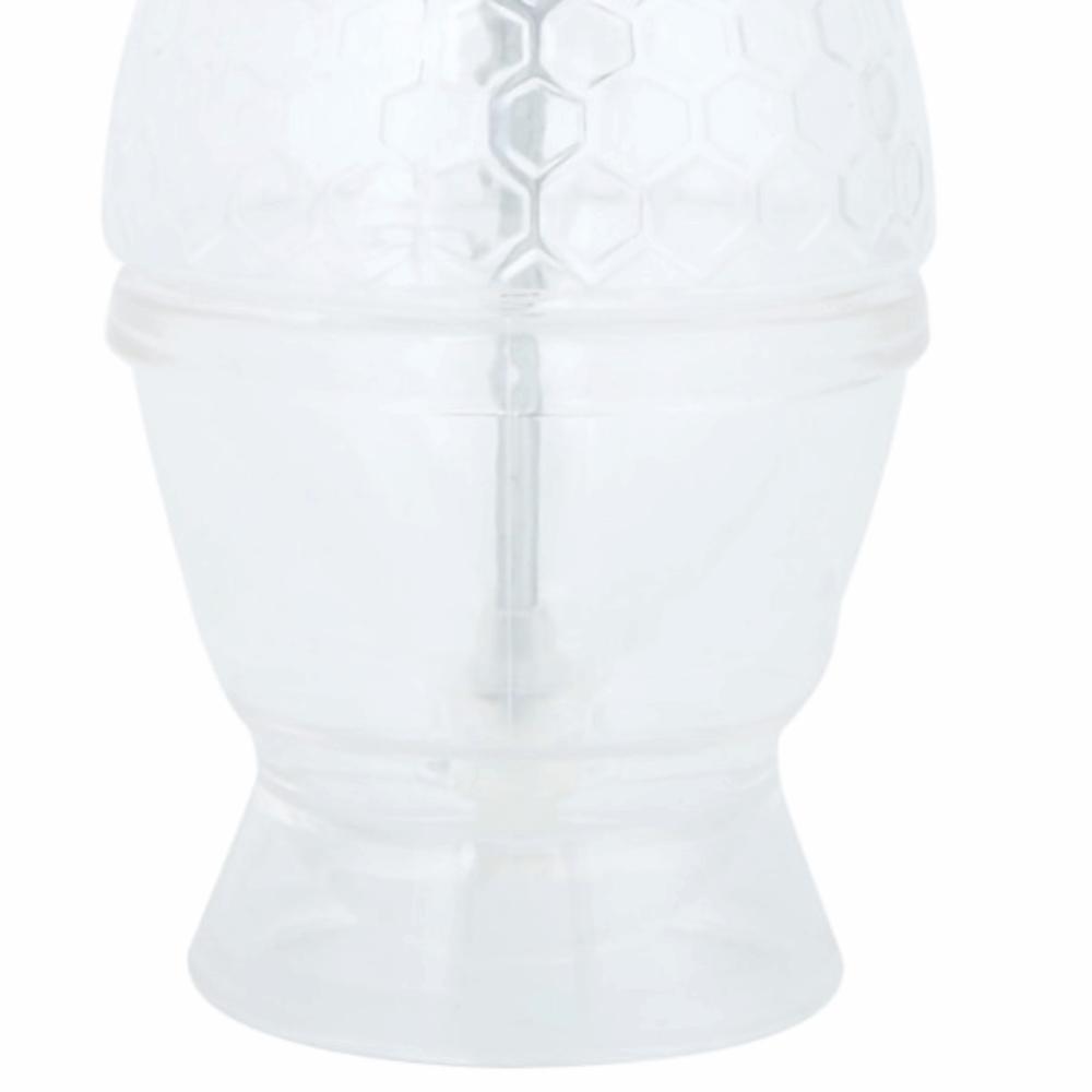 With Stand Honey Dispenser 200ml Honey Jar Vintage Syrup Dispenser  Picnic Use