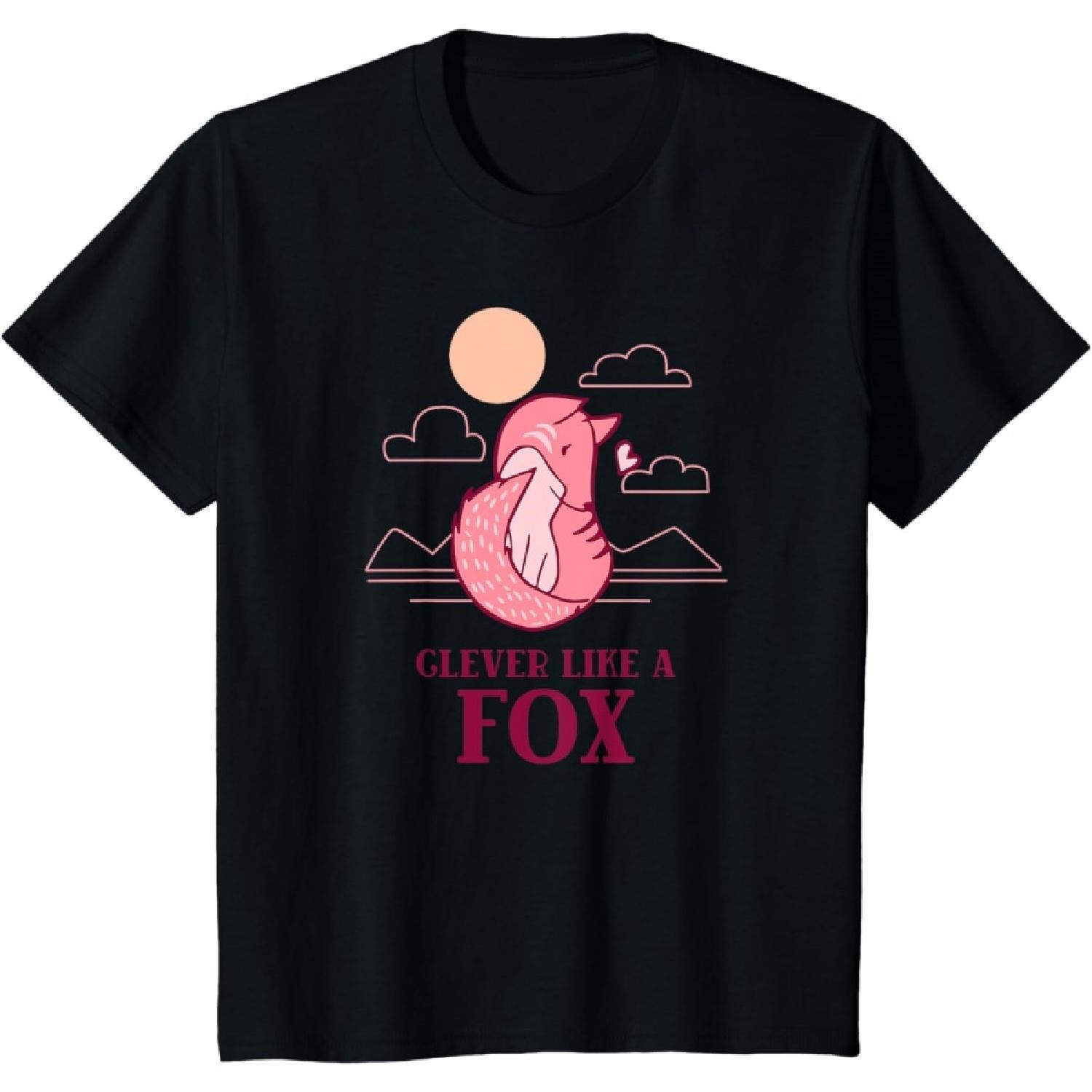 Детская футболка «Хитрый как лис» S