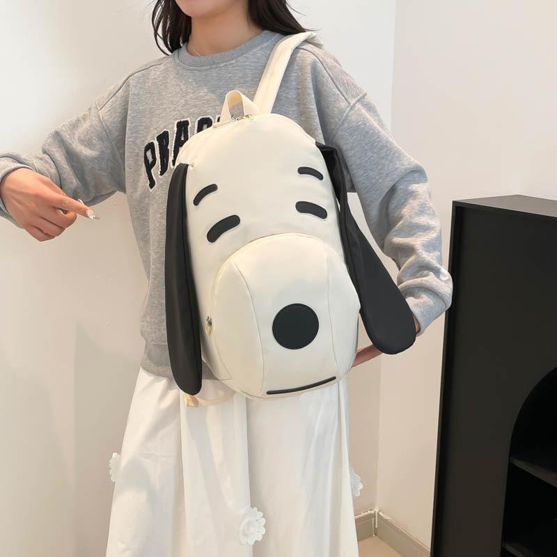 Trendy Large-capacity Casual Versatile Travel Dog Backpack High-quality Cute Puppy Shape Fashion Oxford Shoulder Bag KTY