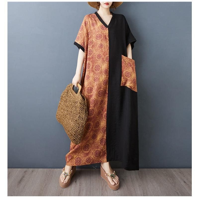 Women's Striped Short Sleeve Shirt Dress