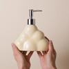 Cloud Shape Ceramic Liquid Soap Dispenser Pressing Bottle Bathroom Shampoo Shower Gel Dispensing Bottle BathroomAccessories Gift