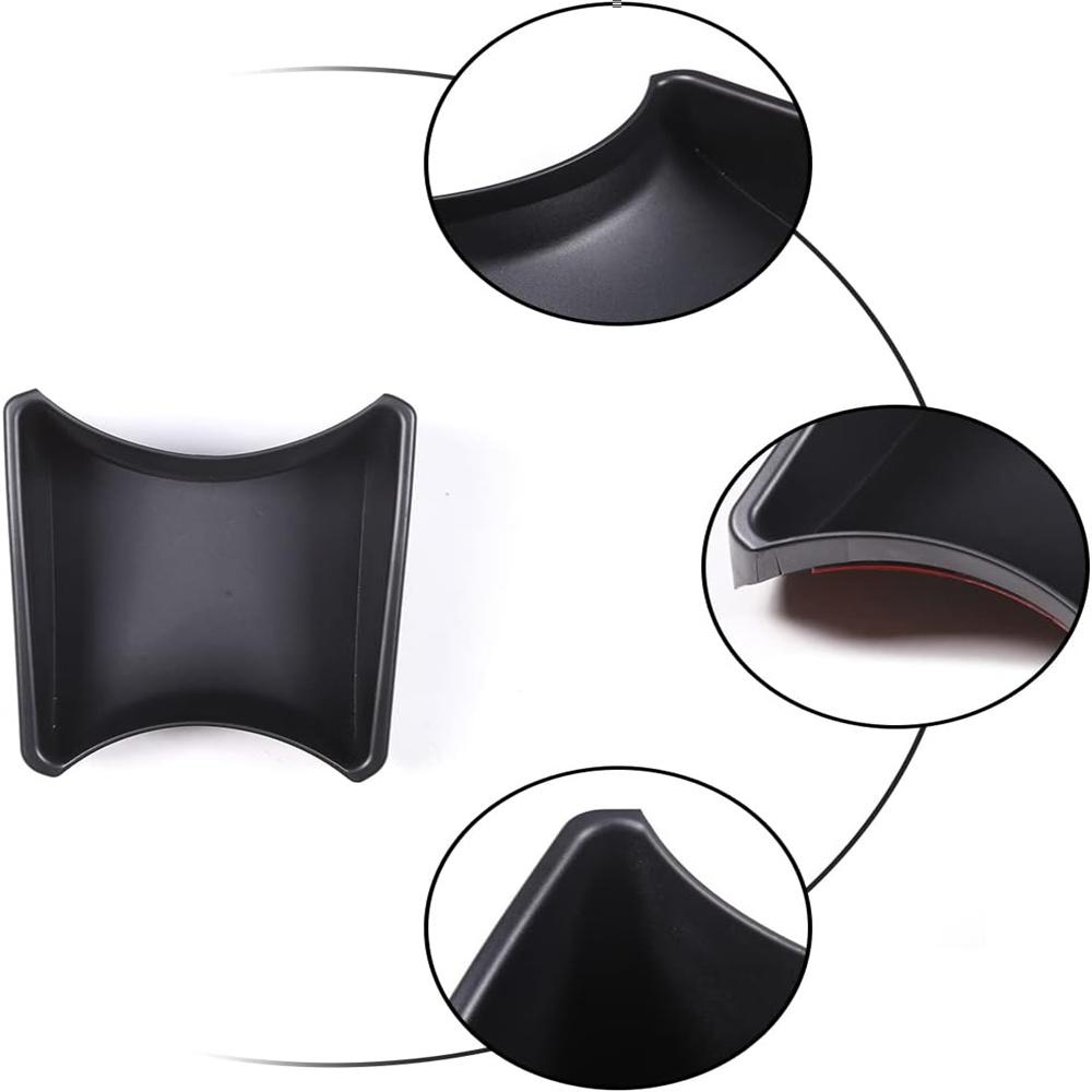 Car Interior Accessories Handbrake Front Storage Box ABS For Fiat 500 2011-2015