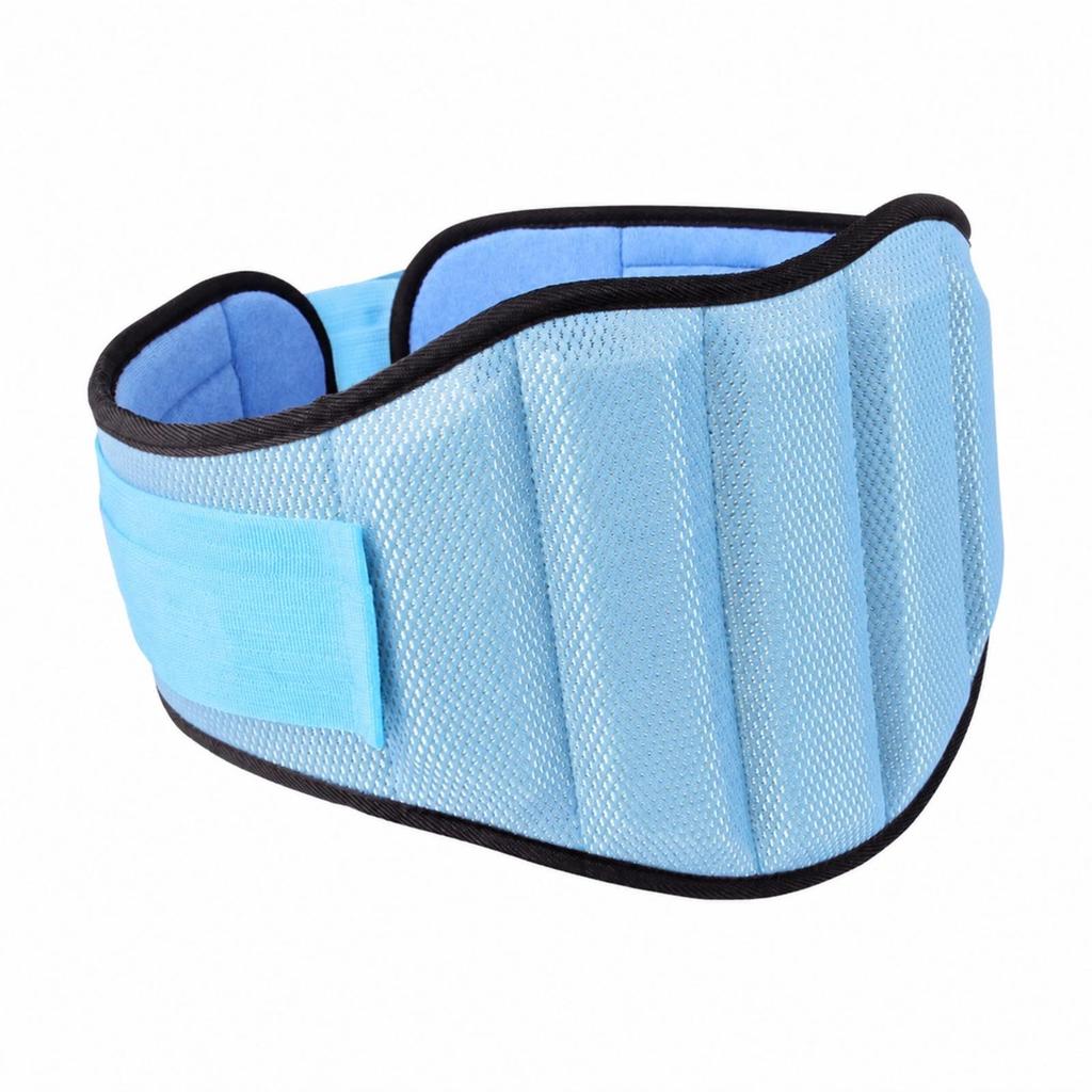 Padded Belt with Mesh Exterior Breathable for Heavy Lifting, Gym Goers