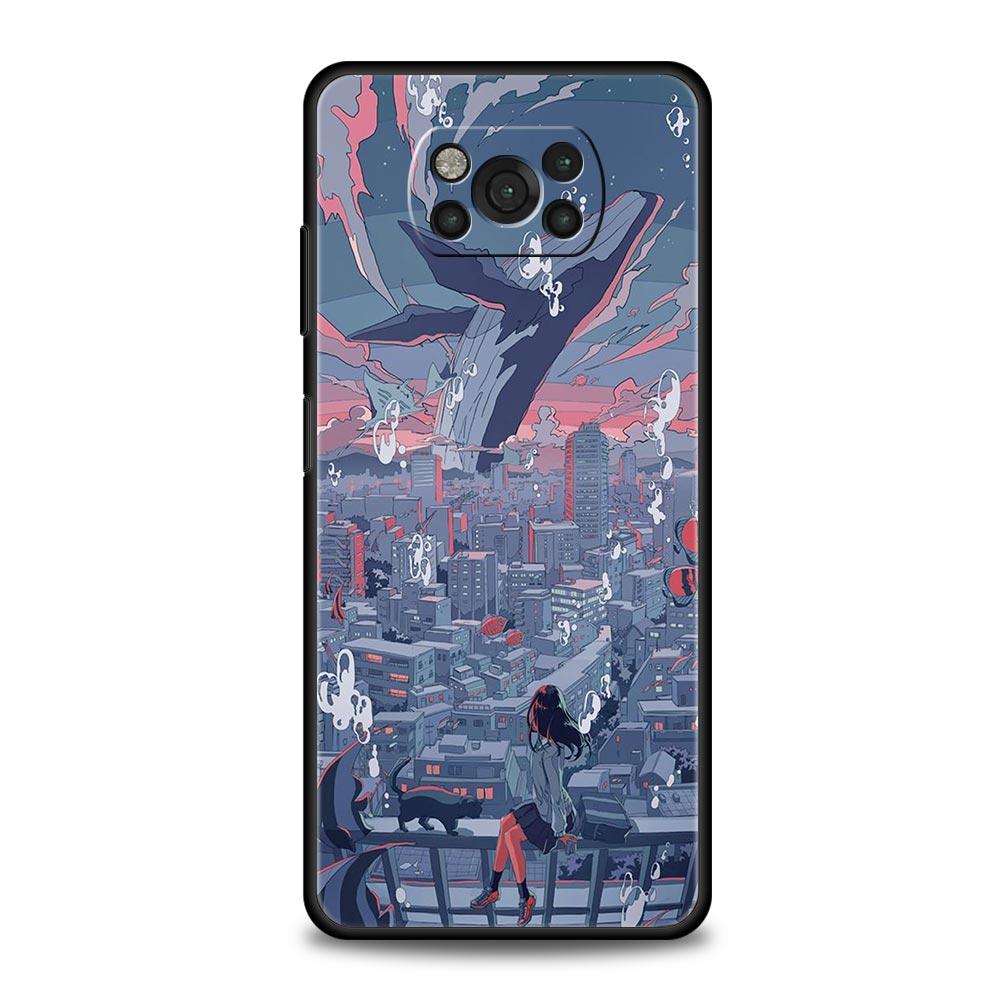 Funda de verano Sky para Phone Case For For Xiaomi Poco X6 X5 Pro X4 X3 NFC F5 Pro F4 F3 GT M5 M4 Pro 5G M3 C51 C50 C55 Cover