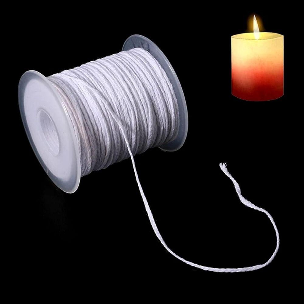 White Cotton Core 61 Meter/Roll Candle Handmade New Candle Core  Household