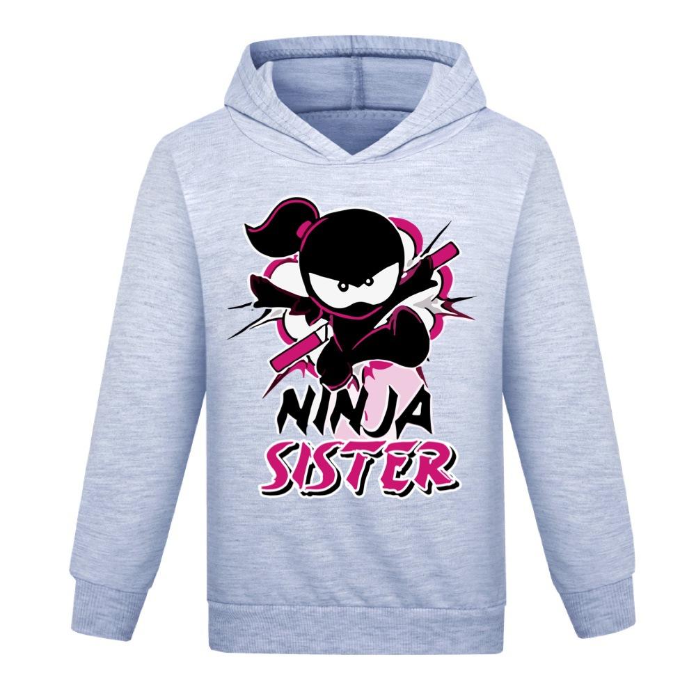 Cute Game NINJA KIDZ Hoodie Pullover Boys Girls Cartoon 3D Printed Sweatshirts Child Anime Casual Long Sleeve Tops