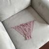 Sheer Lace Mesh Women Thong Floral T-Back Panties Thin Lace Flower Briefs  Lady